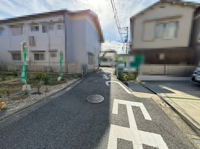 【前面道路含む現地写真】 | 引野町２丁　売土地 | 自由設計可能ですので　家族の希望が詰まったマイホームを建築出来ますね！