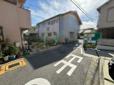 【前面道路含む現地写真】 | 引野町２丁　売土地 | 現況更地ですので、解体費用がかからないのが嬉しいですね♪
