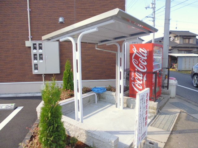 倉敷市東塚４丁目のアパートのその他共用部分|駐輪場