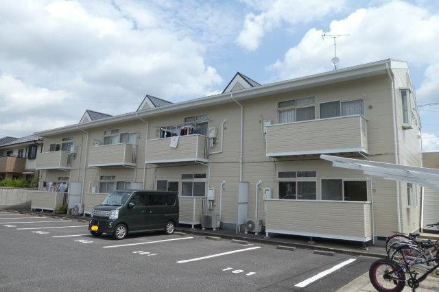 倉敷市大島のアパートの外観
