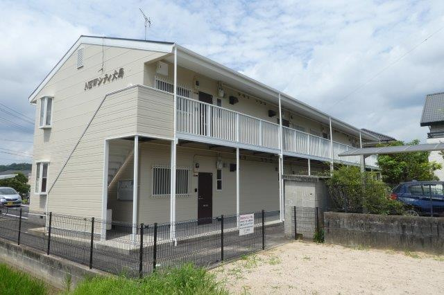 倉敷市大島のアパートの外観