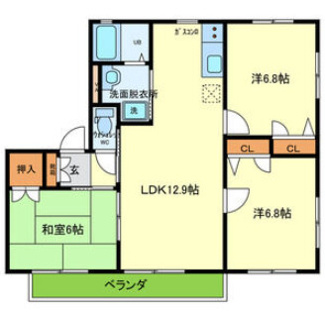 【間取り】 | エーデル雲雀丘一番館
