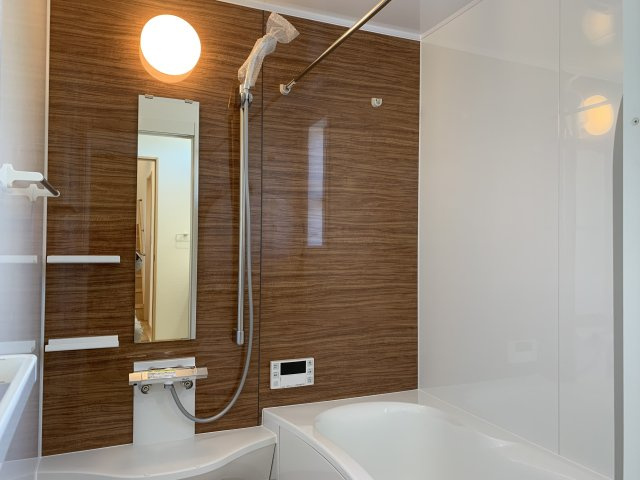 丹羽郡扶桑町大字高木　新築戸建　D棟の浴室|TOCLASのユニットバスを採用！大切なお住まいを守る防水性能に加え空気層が保温効果を発揮します！