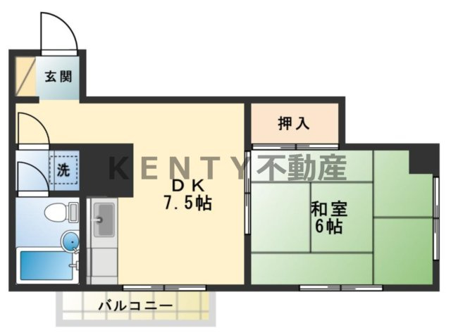 【間取り】 | グリーンハイツ大森