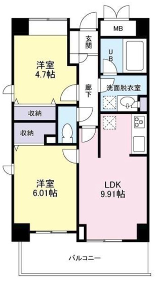 【間取り】 | ジ・アパートメントヒルトップ中野