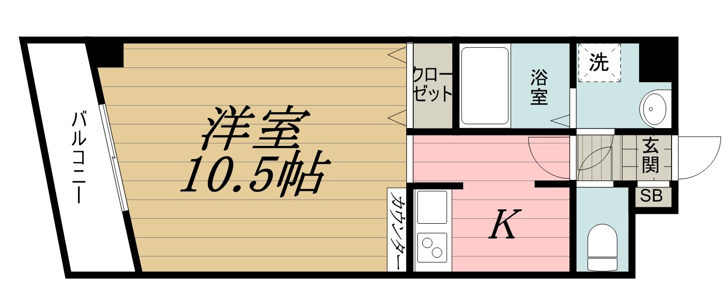 ソル・エスパシオ本千葉の間取り