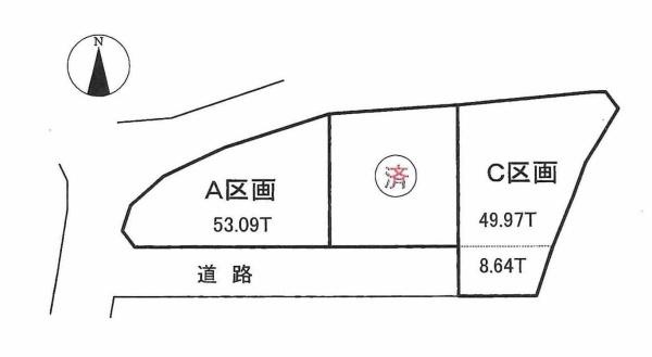 和歌山市直川　土地の土地図