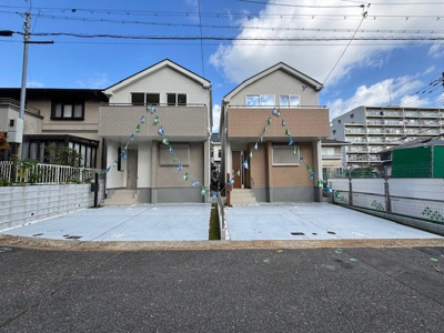 【外観】 | 神戸市須磨区北落合6丁目　新築戸建1号棟　仲介手数料無料！ | 物件の外観です