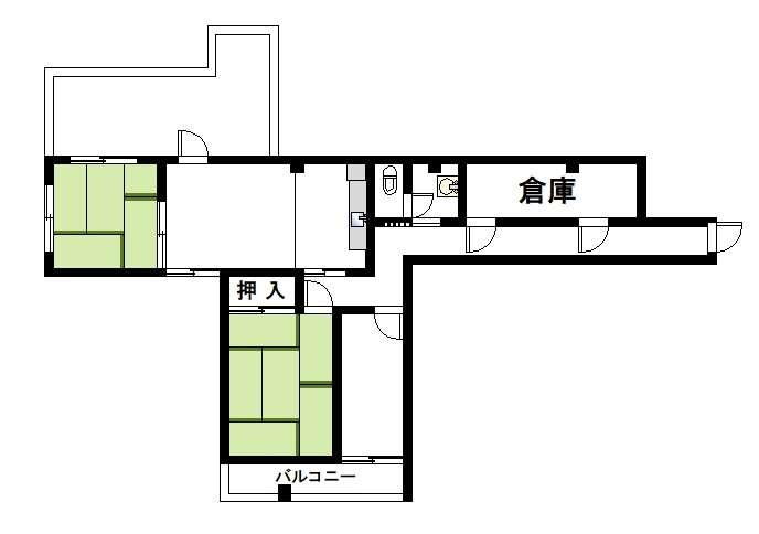 もちいどの林ビルの間取り