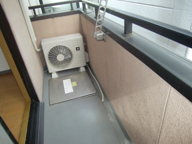 コスモハイツのバルコニー