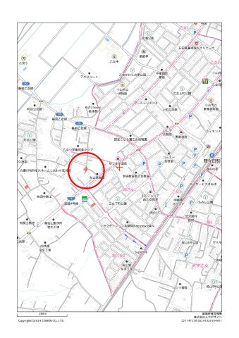 小山市大字乙女の地図