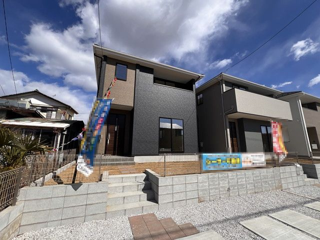 新築　高崎市倉賀野町1期　１号棟の外観|現地写真　完成しました！ご内覧等、お気軽にお問合せください♪　							
