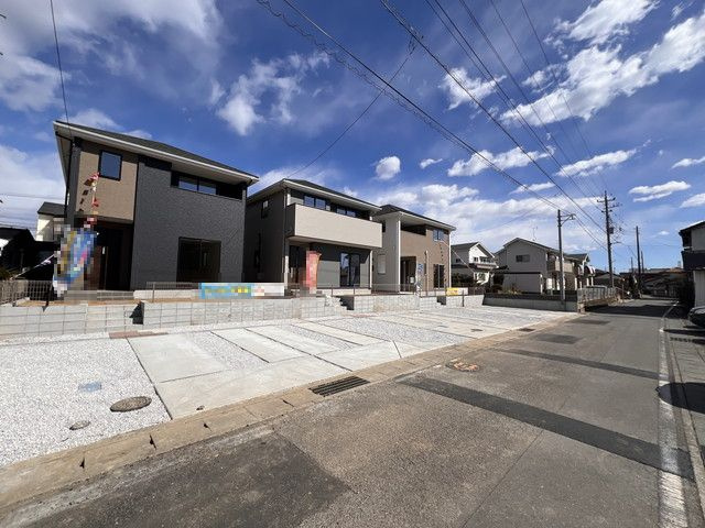 新築　高崎市倉賀野町1期　１号棟の前面道路含む現地写真|現地写真　南側接道幅員約4.6ｍ