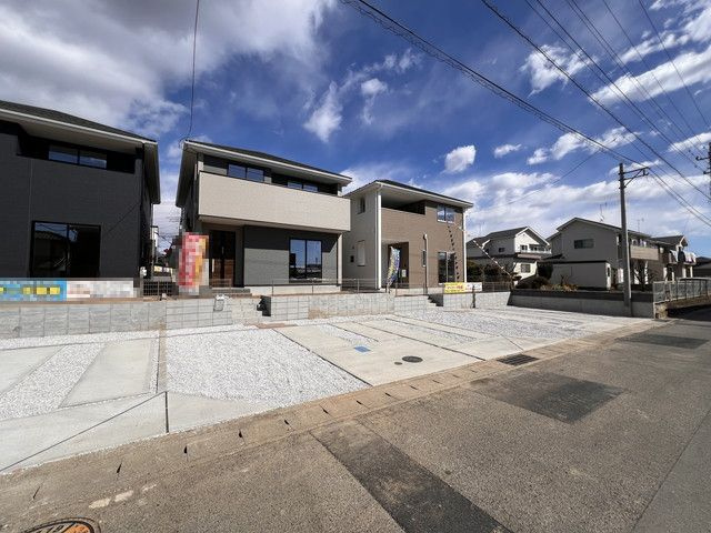 新築　高崎市倉賀野町1期　2号棟の前面道路含む現地写真|現地写真　南側接道幅員約4.6ｍ