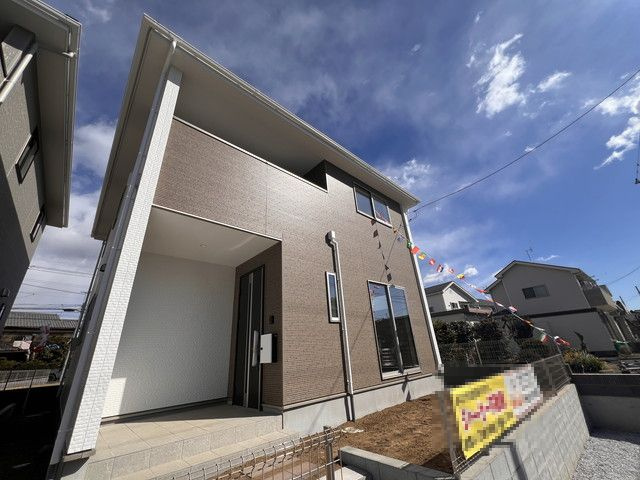 新築　高崎市倉賀野町1期　3号棟の外観|現地写真　完成しました！ご内覧等、お気軽にお問合せください♪　							
