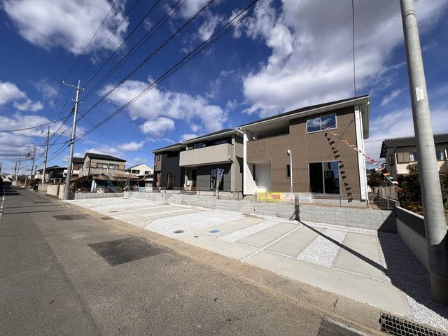 新築　高崎市倉賀野町1期　3号棟の前面道路含む現地写真|現地写真　南側接道幅員約4.6ｍ