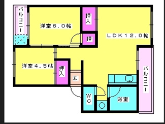 【間取り】 | 三城ハイツ