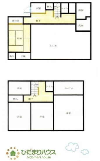 【間取り】 | 筑西市幸町3丁目　中古戸建 | 使いやすい4LDKの間取り！