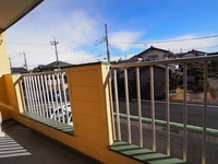グリーンヴィレッヂのバルコニー