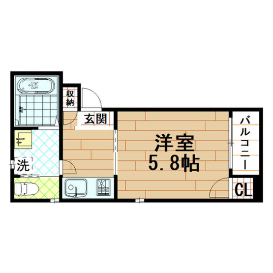 【間取り】 | コモダ・カーサ長瀬