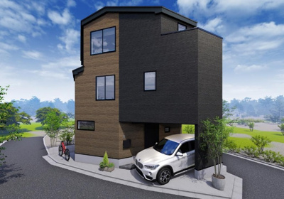 【外観パース】 | 板橋区中台3丁目　新築戸建　4580万円