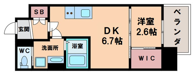 【間取り】 | セレニテ谷九プリエ