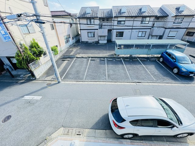 葛飾区西水元1丁目新築戸建【幸田小学校：10分】の展望|バルコニーより道路側眺望