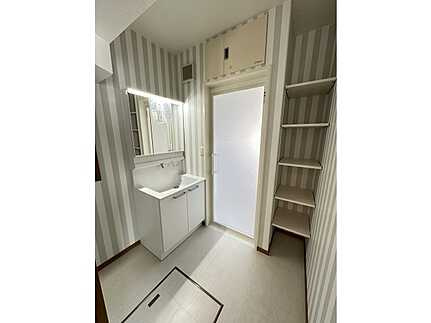 広島市安佐南区西原８丁目　中古一戸建ての独立洗面台