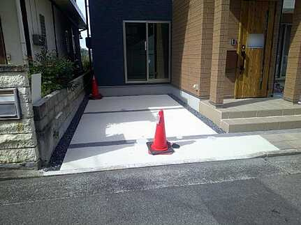 安芸郡府中町清水ケ丘　新築一戸建ての駐車場