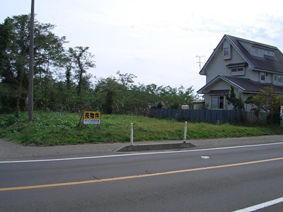 【外観】 | 能代市竹生天神前・売地