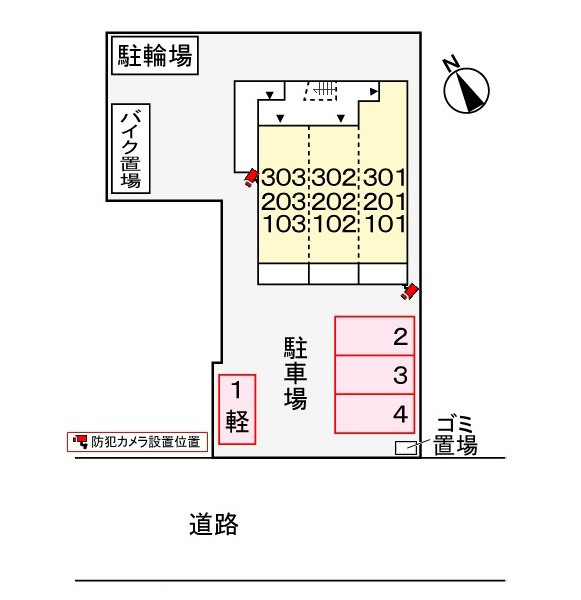 フルールドフレーズの区画図