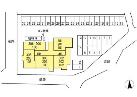 オルオルクラシキの区画図