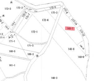 【土地図】 | 二ツ井町下野家後・売地