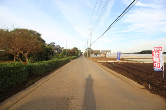 【前面道路含む現地写真】 | 川越市中福　建築条件なし売地　東武東上線『新河岸駅』徒歩53分　【福原小学区】