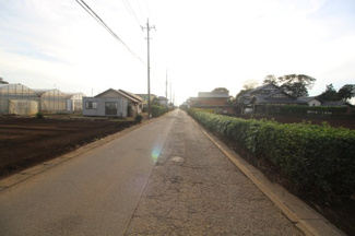 【前面道路含む現地写真】 | 川越市中福　建築条件なし売地　東武東上線『新河岸駅』徒歩53分　【福原小学区】