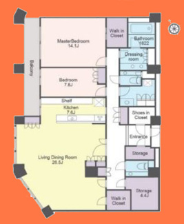 【間取り】 | 中目黒アトラスタワー