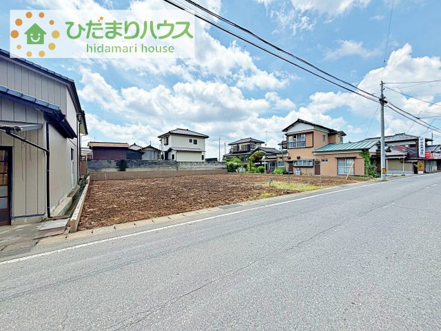 【外観】 | つくば市北条　全2区画　売地　1号地 | 前面道路幅約8ｍ☆車の出入りもラクラクできちゃいます(^^♪