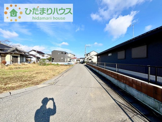 【前面道路含む現地写真】 | 土浦市西根南3丁目　売地　1号地