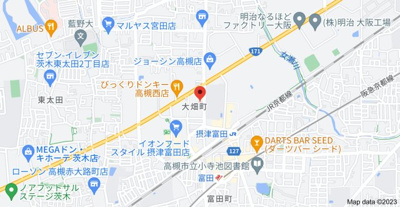 【地図】 | シャルマンコーポ摂津富田