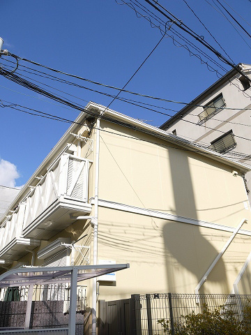 神戸市灘区備後町２丁目のアパートの外観