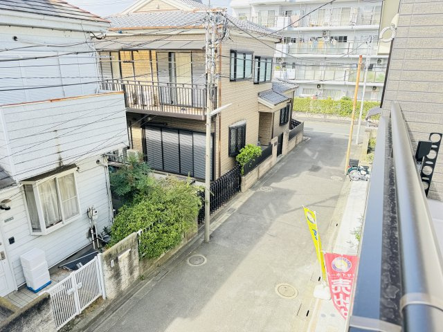 葛飾区南水元４丁目新築戸建【花の木小学校：8分】の展望|バルコニーより道路側眺望