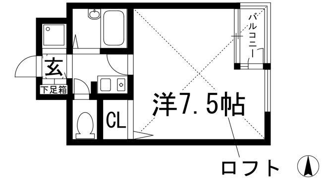 【間取り】 | プレステージ天神