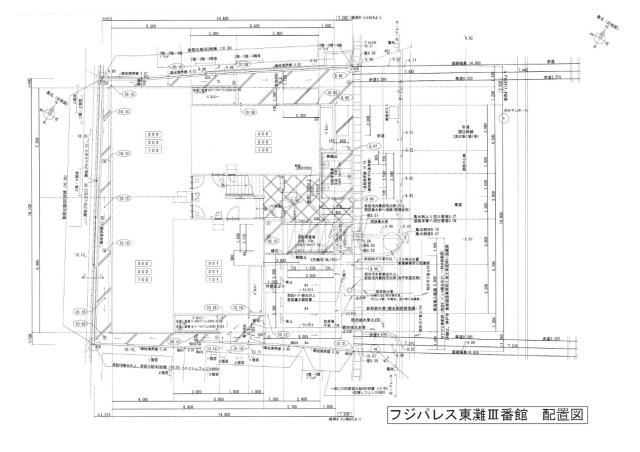 フジパレス東灘Ⅲ番館の区画図