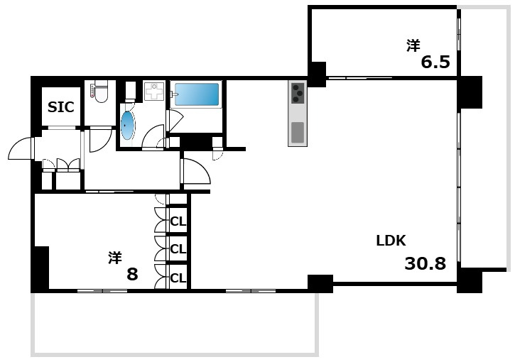 アトラス六甲の間取り