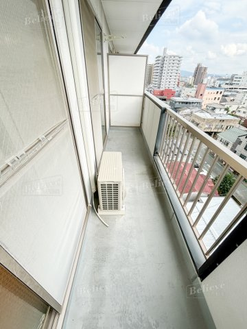 センタービレッジ本町のバルコニー|陽当たり良好なバルコニーです♪