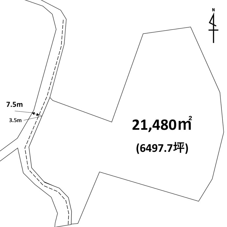 奈良県五條市二見5丁目　土地