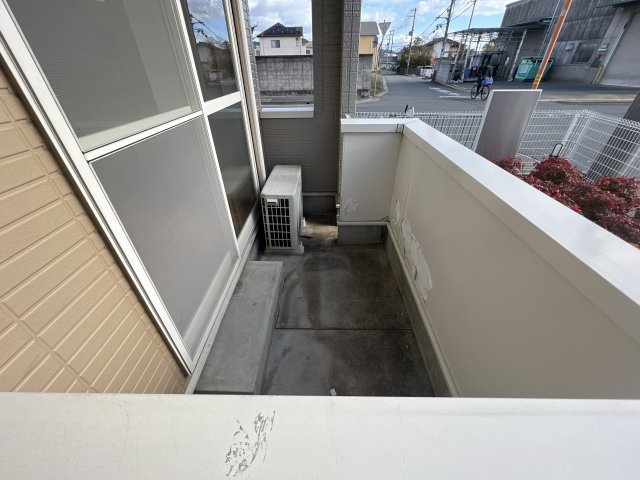 サニーハートＡのバルコニー