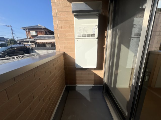 玲巧ハイツ八丁のバルコニー