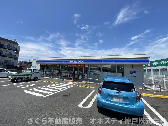 神戸市西区玉津町今津　中古戸建の周辺|「ローソン」玉津町高津橋店：徒歩11分(約880)