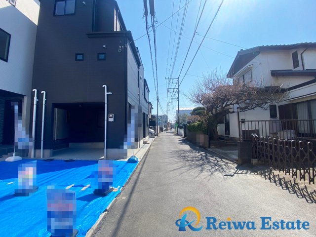 新築戸建　藤沢市辻堂新町2丁目の前面道路含む現地写真